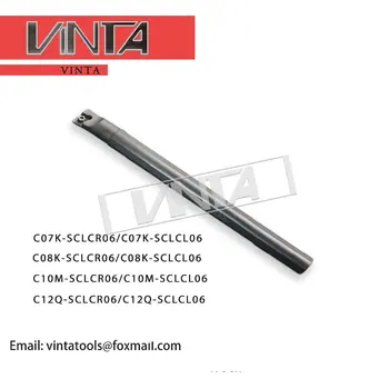 C07K / C08K / C10M / C12Q-SCLCR06 / SCLCL06 tungsten çelik Anti-titreşim ıç dönüm araçları ınderts tutucu sıkıcı bar