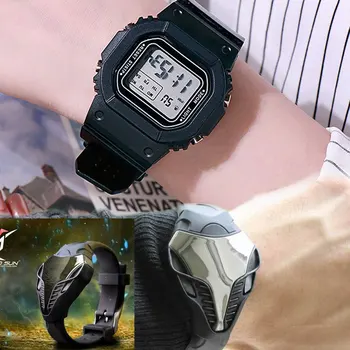 2020 Üst Marka LED Dijital Kol Saatleri Erkek Kadın Led İzle Vintage Spor Askeri Saatler Erkek Silikon Saat relogio masculino