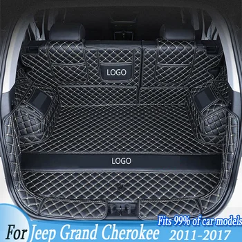 Araba gövde mat Jeep Grand Cherokee 2011 için 2012 2013 2014 2015 2016 2017 Kargo Astarı Halı İç Parçaları Aksesuarları Kapak