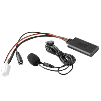 Araba Bluetooth 5.0 Aux Girişi Ses Kablosu Mikrofon Handsfree Adaptörü 8pin Fiş Nissan Sylphy Tiida Qashqai Genesis