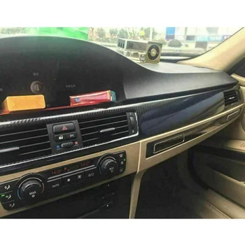 Merkezi Panel çerçeve sticker Oto Karbon fiber Seti Trim Çıkartması vites BMW 3 Serisi İçin E90 2005-2012 Pratik