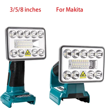 18V LED el feneri Açık Havada Spot ışık USB Makita 12W 18W V li-ion pil BL1830 BL1430 BL1845 LXT400