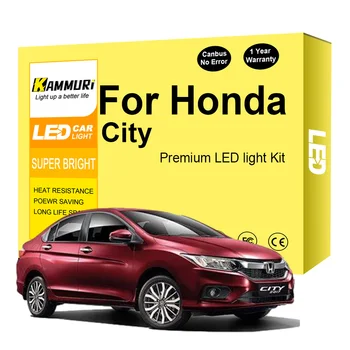7x Canbus LED Ampul Honda City 2010-2014 İçin 2015 2016 2017 2018 2019 2020 2021 Aksesuarları İç Harita Dome bagaj lambası LED Kiti