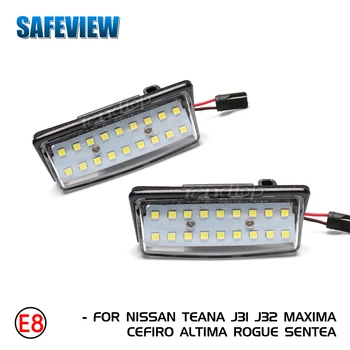 Hata Ücretsiz LED Plaka numarası lambası Araba ışık aksesuarları için Fit Nissan TEANA J31 J32 Maxima Cefiro Altima Rogue Sentra