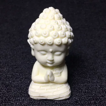 S Versiyonu Tathagata Buda Oyma Buda Heykeli Sevimli karakter modeli Ev masaüstü dekorasyon aksesuarları Hediye heykeli
