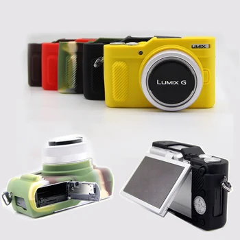 taşınabilir silikon kılıf TPU Cilt Vücut Kauçuk kamera çantası Tam Kapak Panasonic Lumix GF9 GF10 GX800 GX850 GX900 GX950 koruyucu