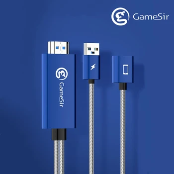 GameSir GTV100 Cep HDMI Ekran Adaptör Kablosu 1920X1080 P Sync Ekran iPhone / iPad