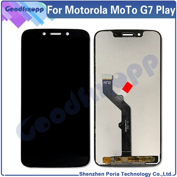 Motorola Moto G7 Oyun LCD ekran dokunmatik ekranlı sayısallaştırıcı grup Motorola Moto G7Play XT1952-4 XT1952-5 LCD Değiştirme