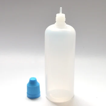 Ücretsiz Kargo Sıcak Boş E-çiğ Sıvı Plastik Damlalık Şişe ile Çocukların Açamayacağı Kap İğne Ucu 120 ml Yumuşak PE Şişe 1 adet