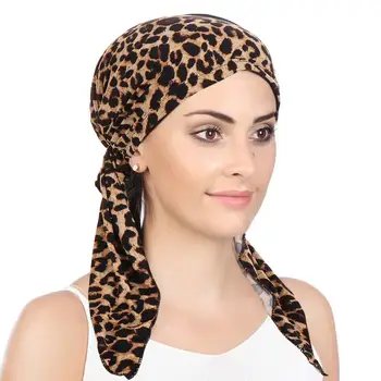 2020 Yeni moda Müslüman başörtüsü kapaklar kadınlar için Leopar baskı arap şal başörtüsü başörtüsü underscarf kapaklar turbante mujer