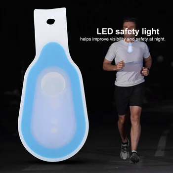 Yeni açık LED lamba el feneri clip-on (Manyetik) IPX6 Eller Serbest 3 modları gece Bisiklet koşu ışıkları aydınlatma aracı