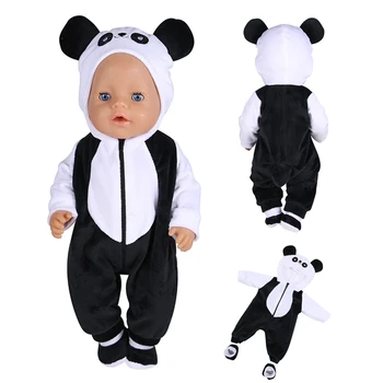 17 İnç Kız Bebek Kıyafetleri Pijama Şapka ile 43 cm oyuncak bebek giysileri İnteraktif Oyuncaklar Çocuklar için Yeni Doğan Bebek Tulum Çocuklar Festivali Hediye