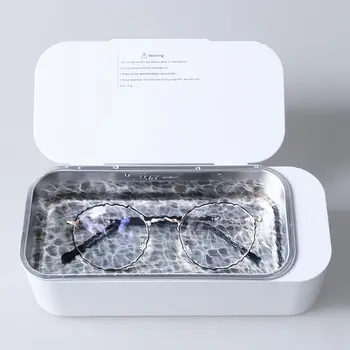 Modern taşınabilir mini ultrasonik temizleyici temizlik ev ticari gözlük izle saat yüzük kolye elmas takı
