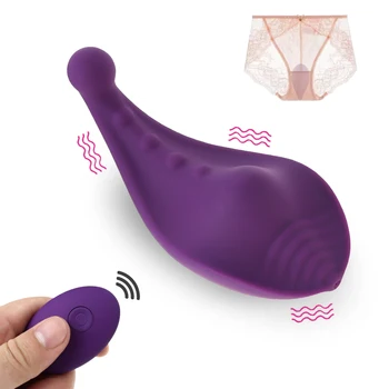 Külot Kablosuz Uzaktan Kumanda Vibratör Titreşimli Yumurta Giyilebilir Topları Vibratörler G Noktası Klitoris Masajı Yetişkin Seks oyuncak Kadınlar için
