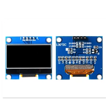 1.3 İnç OLED Ekran Modülü 4-Pin IIC Arayüzü SH1106 Ekran 128 * 64 LCD OLED Ekran Modülü