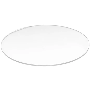 Şeffaf m kalınlığında Ayna Akrilik yuvarlak Disk Çapı: 100mm