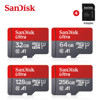 SanDisk Mikro SD Kart 256 GB 128 GB 64 GB 32 GB 16 GB TF kart usb flash bellek kartı 16g 98 mb / s microsd Sınıf 10 Flash kart Orijinal
