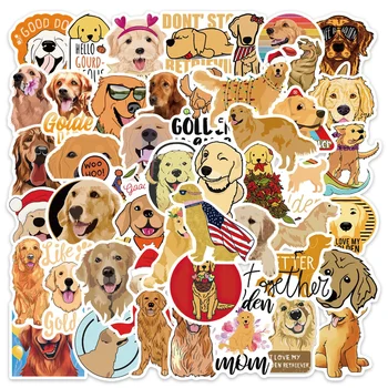 10/30/50 adet Sevimli Hayvan Golden Retriever Köpek Graffiti Çıkartmalar Kawaii Karikatür Çıkartmalar Dizüstü Dıy Çocuk Oyuncakları Çıkartması Dekor Sticker