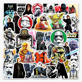 10/30/50 ADET Star Wars Çizgi Film Karakteri Çıkartmalar Estetik Graffiti Su Geçirmez Çıkartmaları Scrapbooking için Dizüstü DIY Çocuk Sticker