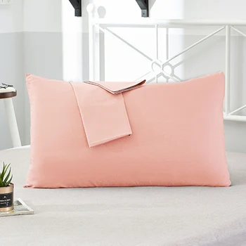 Pamuk Yastık Kılıfı Düz Renk Yastık Örtüsü Çok Renkli Ve Çok Boyutlu İsteğe Bağlı Yastık Kılıfı Yatak Odası Kullanımı İçin Özelleştirilebilir