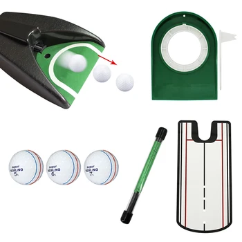 Golf Otomatik Returner Sistemi Golf Topu Kick Geri Otomatik Dönüş Koyarak Fincan Cihazı Golf Eğitim Damla Gemi