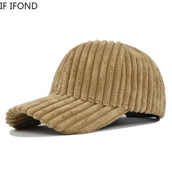 Kadınlar Kış sıcak beyzbol şapkası Düz Renk Kadife Snapback Şapka Erkekler İçin Rahat Açık hip hop şapka Gorras Kemik Casquette Gorro