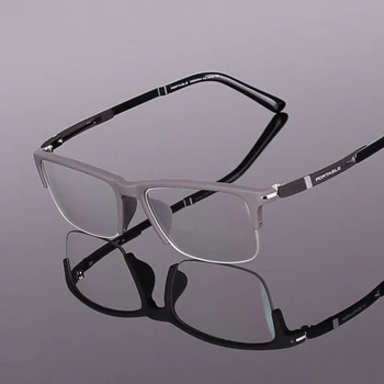 Toptical Ticari TR90 Miyopi Yarım Gözlük Erkekler Ultra hafif gözlük İş Gözlük pektacle Çerçeve Gözlük Erkekler Bilgisayar