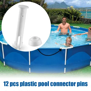 12 Adet Plastik Havuz Bağlantı Pimleri Mühürler Yedek parça Aksesuarları Yüzme Havuzu için B2Cshop