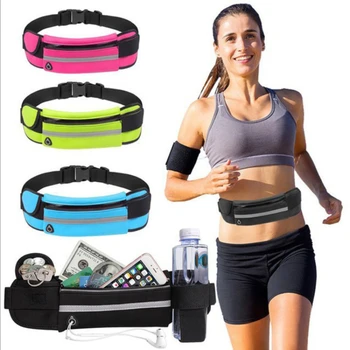 Açık Spor Koşu Su Geçirmez Bel Çantası Koşu kapalı Kemer Çanta Kadın Telefon Koşu Çantaları Kadın Erkek egzersiz çantası