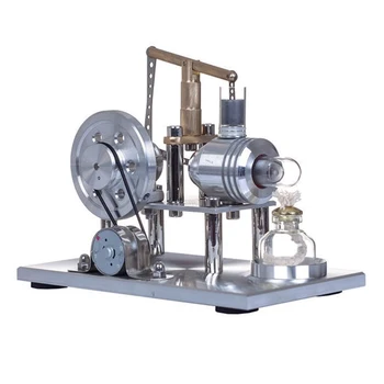 Hava Stirling Motor Modeli Jeneratör Denge Stirling Motoru DIY Fizik Deney Kiti eğitici oyuncak doğum günü hediyesi Süsleme